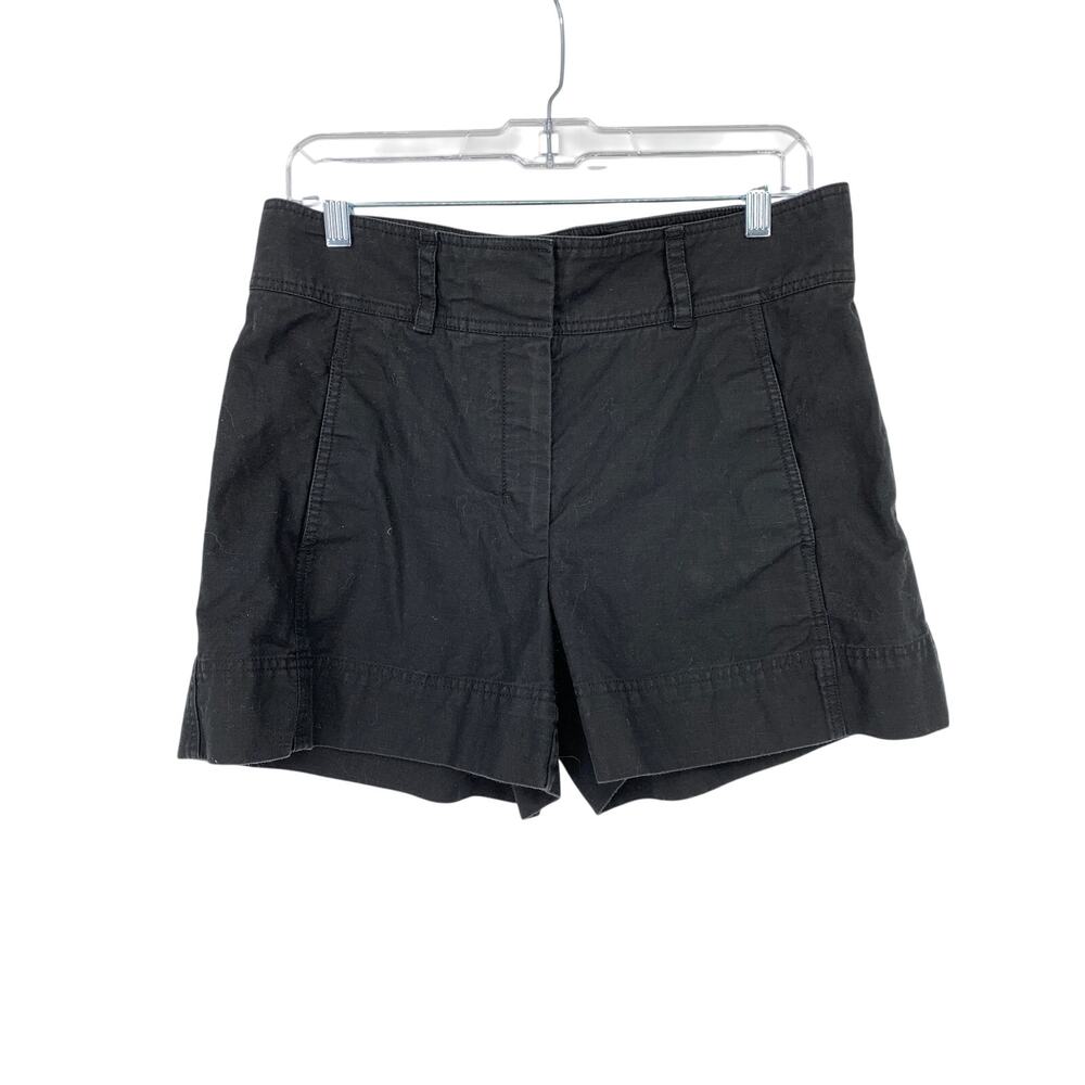 Babaton Dress Shorts Womens Size 6 Black Japanese Fabric High Waist